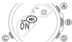 CASIO Edifice ECB10 - Activation du signal sonore horaire - 2