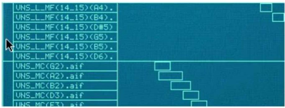 PROPELLERHEAD Reason Essentials 1.0 - Sélectionner toutes les zones d'un groupe - 1