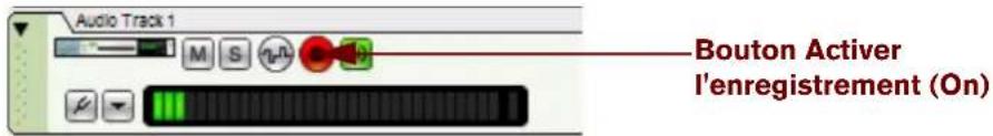 PROPELLERHEAD Reason Essentials 1.0 - Activer l'enregistrement d'une piste audio - 1