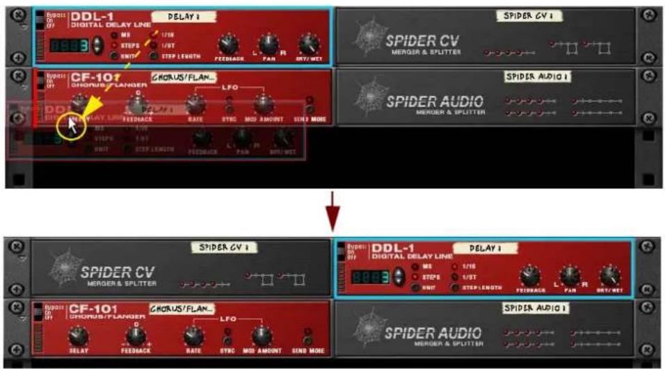 PROPELLERHEAD Reason Essentials 1.0 - Réorganisation des modules - 1
