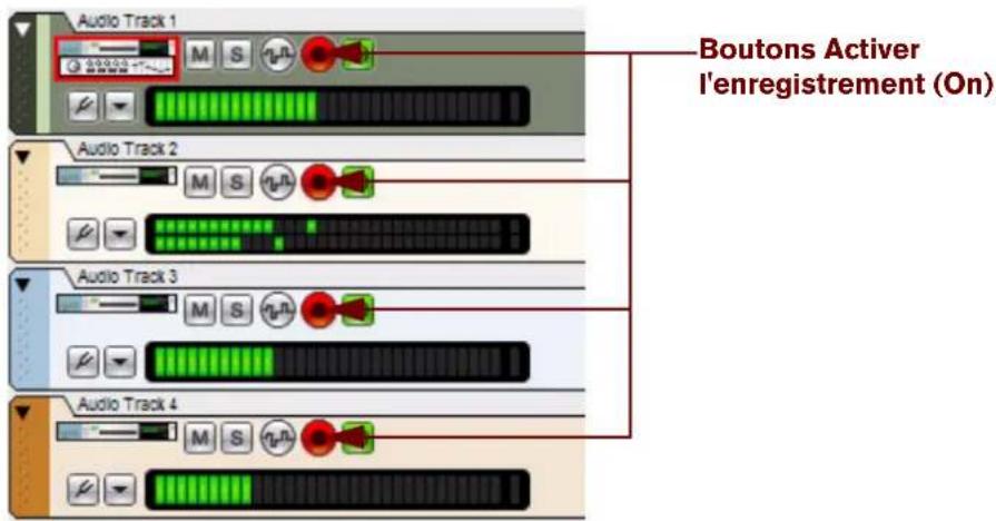 PROPELLERHEAD Reason Essentials 1.0 - Activer l'enregistrement de plusieurs pistes audio - 1