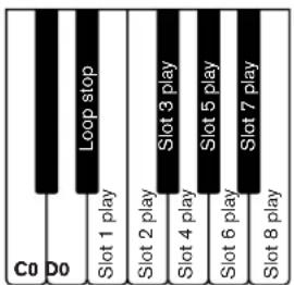 PROPELLERHEAD Reason Essentials 1.0 - Déclenchement de la lecture et sélection des emplacements de boucles depuis un clavier MIDI - 1