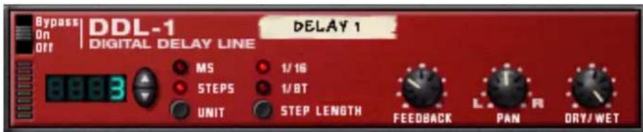 PROPELLERHEAD Reason Essentials 1.0 - DDL-1 Digital Delay Line - 1