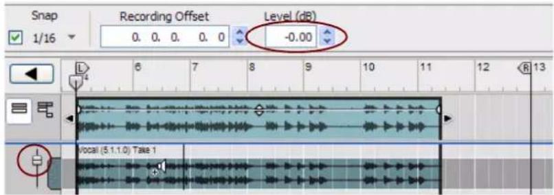 PROPELLERHEAD Reason Essentials 1.0 - Ajustement du niveau de la ligne de comp - 1