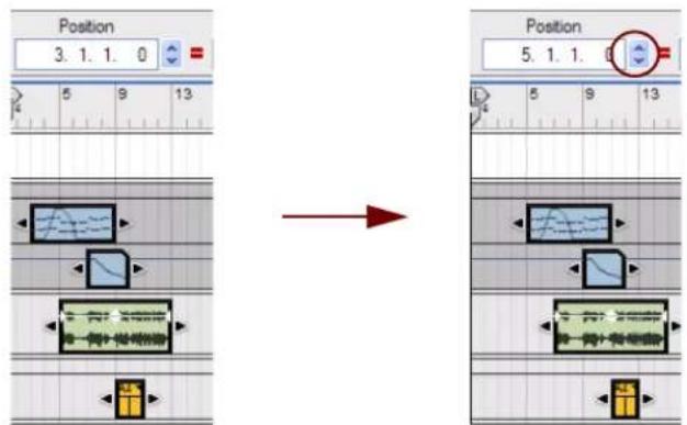 PROPELLERHEAD Reason Essentials 1.0 - Déplacement de clips via l'inspecteur - 1