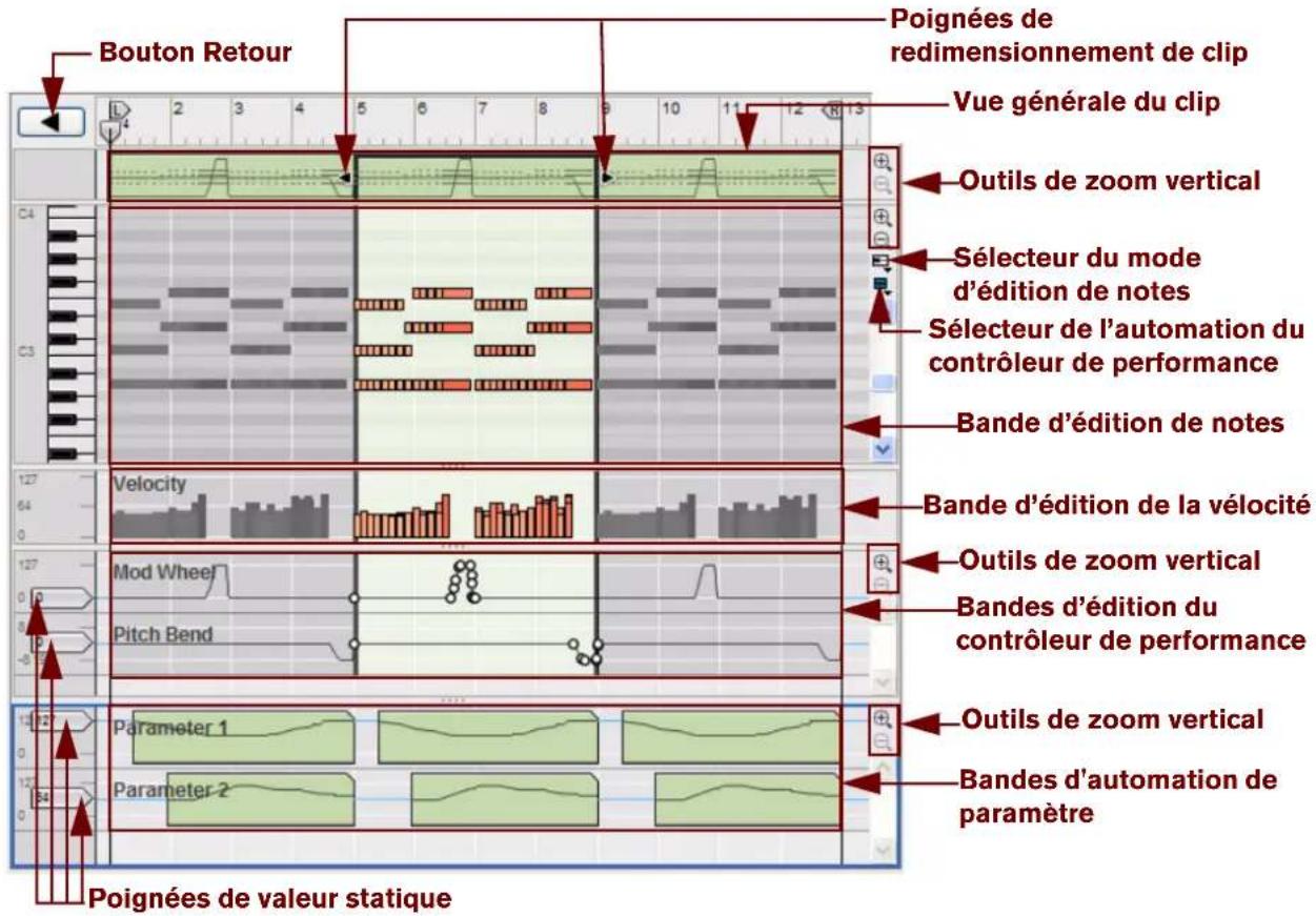 PROPELLERHEAD Reason Essentials 1.0 - Éléments du mode Édition - 1