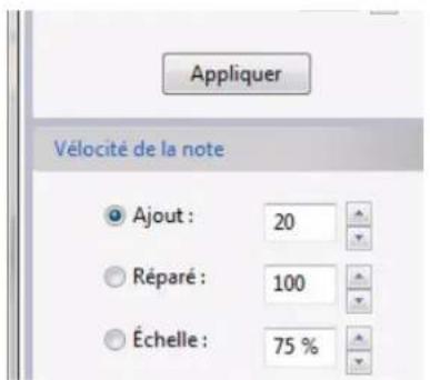 PROPELLERHEAD Reason Essentials 1.0 - Édition de la vélocité des notes avec la fonction « Vélocité de la note » - 1