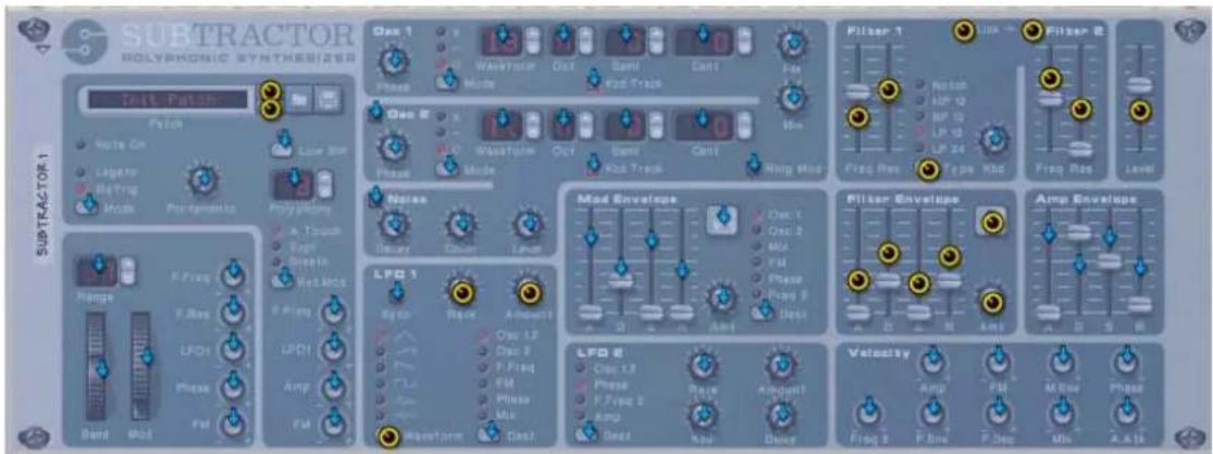 PROPELLERHEAD Reason Essentials 1.0 - Sélectionnez un module dans le rack et activez l'entrée du clavier maître pour sa piste du séquenceur. - 1