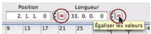 PROPELLERHEAD Reason Essentials 1.0 - À propos de la fonction « Égaliser les valeurs » - 1