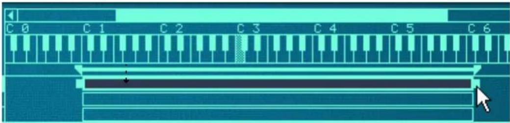 PROPELLERHEAD Reason Essentials 1.0 - En déplaçant les poignées aux extrémités de la zone - 1