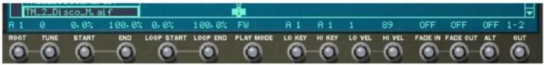 PROPELLERHEAD Reason Essentials 1.0 - Paramètres de sample - 1