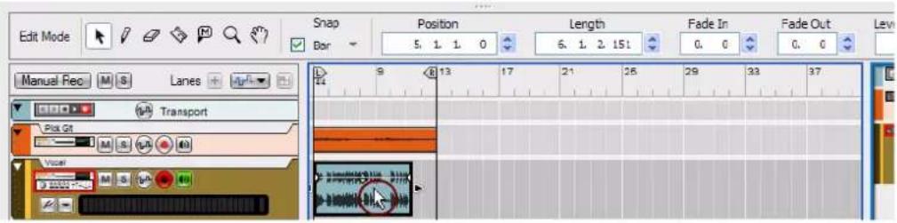 PROPELLERHEAD Reason Essentials 1.0 - Ouverture de clips audio à partir du mode Arrangement - 1