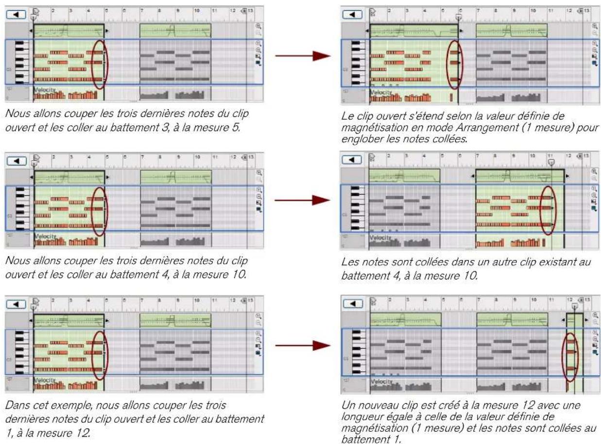 PROPELLERHEAD Reason Essentials 1.0 - Collage d'événements en dehors d'un clip ouvert - 1