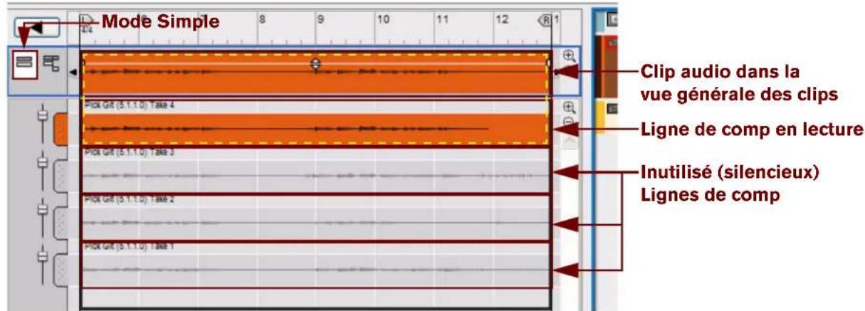PROPELLERHEAD Reason Essentials 1.0 - Relation entre les clips, les lignes de comp et les enregistrements - 3