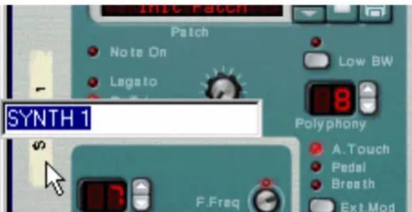 PROPELLERHEAD Reason Essentials 1.0 - Nommer des modules - 1