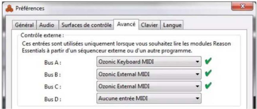PROPELLERHEAD Reason Essentials 1.0 - À propos des entrées de bus de contrôle externes - 1