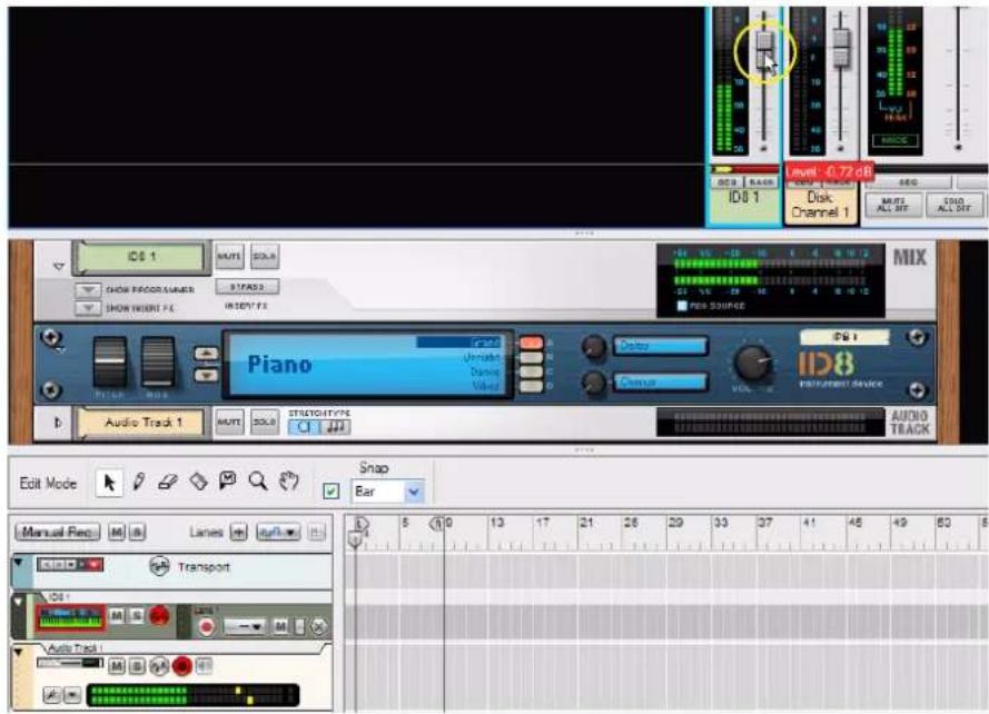 PROPELLERHEAD Reason Essentials 1.0 - Enregistrement audio à partir de sorties de voie de mixage - 5