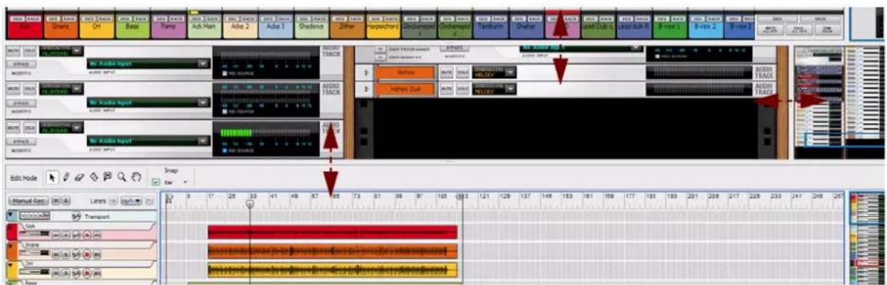 PROPELLERHEAD Reason Essentials 1.0 - Redimensionner et découpler le rack - 1
