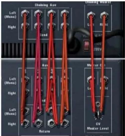 PROPELLERHEAD Reason Essentials 1.0 - Chainage de plusieurs modules du Mixeur 14:2 - 1