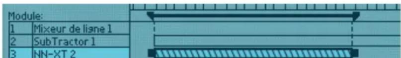 PROPELLERHEAD Reason Essentials 1.0 - À propos des plages de vélocité complètes et partielles - 1