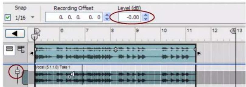 PROPELLERHEAD Reason Essentials 1.5 - Ajustement du niveau de la ligne de comp - 1