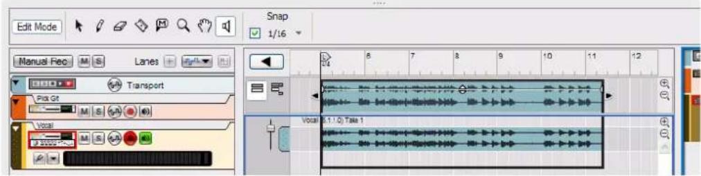 PROPELLERHEAD Reason Essentials 1.5 - Ouverture d'un clip audio à partir du mode Édition - 2