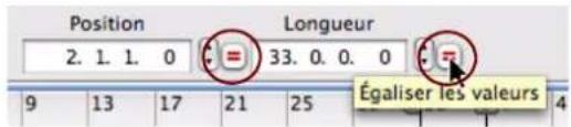 PROPELLERHEAD Reason Essentials 1.5 - À propos de la fonction « Égaliser les valeurs » - 1