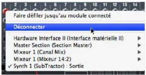 PROPELLERHEAD Reason Essentials 1.5 - Déconnexion des cables - 1