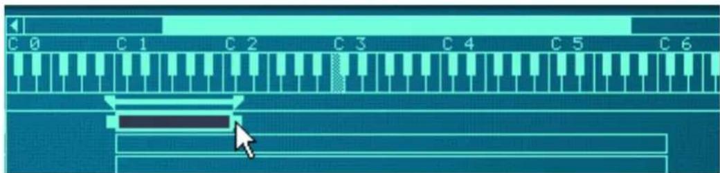 PROPELLERHEAD Reason Essentials 1.5 - En déplaçant les poignées aux extrémités de la zone - 2