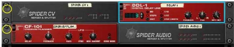 PROPELLERHEAD Reason Essentials 1.5 - Pliage et dépliage des modules - 2