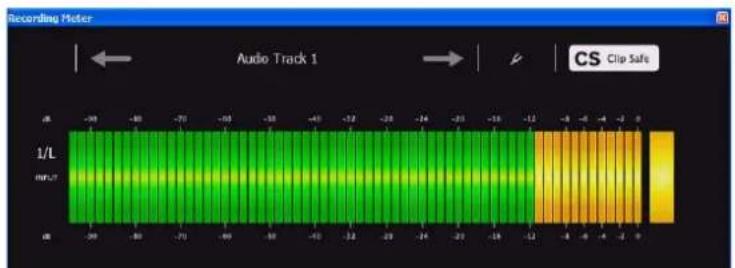 PROPELLERHEAD Reason Essentials 1.5 - Il est fortement recommendé de ne pas dépasser -12 dB pour le niveau d'enregistrement, même si vous utilisez la fonction Clip Safe. L'enregistrement de niveaux d'entrée élevés aura pour résultat un volume audio très élevé, ce qui pourrait poser problème lors du mixage avec les autres pistes instrumentales de votre morceau. - 2