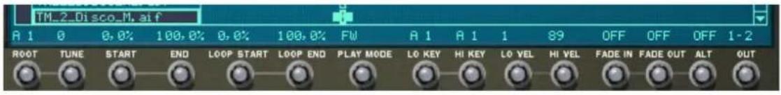 PROPELLERHEAD Reason Essentials 1.5 - Paramètres de sample - 1