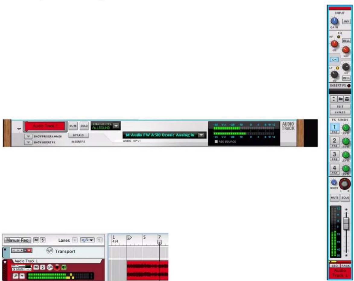 PROPELLERHEAD Reason Essentials 1.5 - La piste audio, son module et la bande de voie de mixage - 1