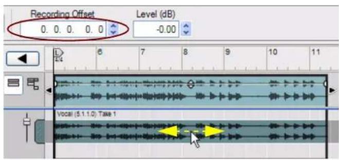 PROPELLERHEAD Reason Essentials 1.5 - Ajustement du décalage d'enregistrement - 1