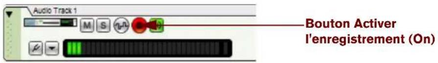 PROPELLERHEAD Reason Essentials 1.5 - Activier l'enregistrement d'une piste audio - 1