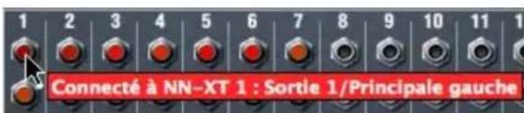 PROPELLERHEAD Reason Essentials 1.5 - Vérification et suivi des connexions câblées - 1