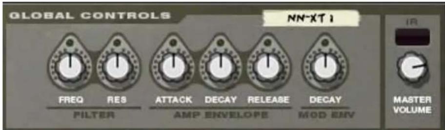 PROPELLERHEAD Reason Essentials 1.5 - Boutons de contrôle globaux - 1