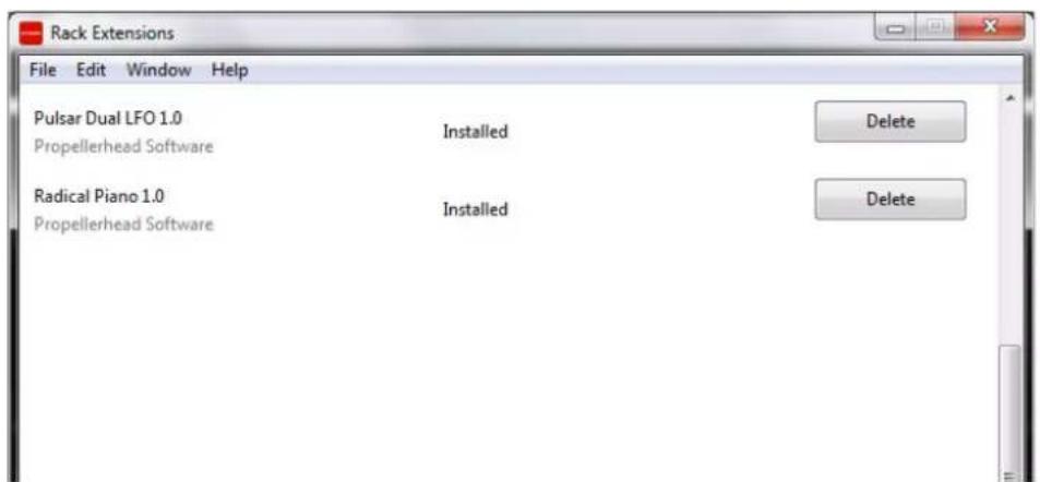 PROPELLERHEAD Reason Essentials 1.5 - Installation et gestion de modules Rack Extension - 1