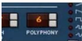 PROPELLERHEAD Reason Essentials 1.5 - Définition du nombre de voix - Polyphonie - 1