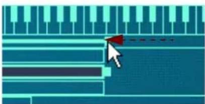 PROPELLERHEAD Reason Essentials 1.5 - En déplaçant les poignées de limites dans la zone de barre - 6