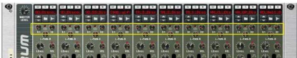 PROPELLERHEAD Reason Essentials 1.5 - Réduisez les faders de la voie de mixage « FX 1 Chaining » et « FX 2 Chaining » à zéro. - 4
