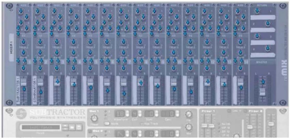 PROPELLERHEAD Reason Essentials 1.5 - Sélectionner « Mode Édition des assignations de substitution » dans le menu Options. - 1