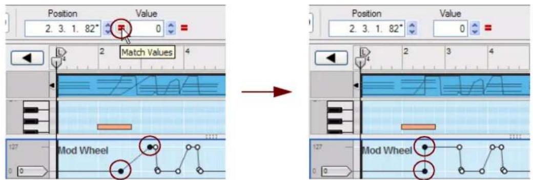 PROPELLERHEAD Reason Essentials 1.5 - Égalisation d'événements d'automation de paramètre - 3