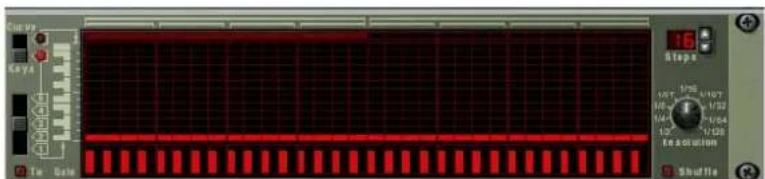 PROPELLERHEAD Reason Essentials 1.5 - Assurez-vous que le bouton situé à gauche de la fenêtre de pattern est réglé sur « Notes » - 1