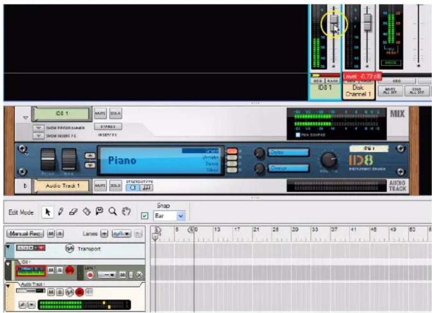 PROPELLERHEAD Reason Essentials 1.5 - Enregistrement audio à partir de sorties de voie de mixage - 5