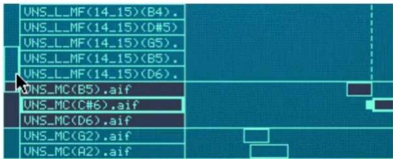PROPELLERHEAD Reason Essentials 1.5 - Déplacer un groupe à un autre emplacement de la liste - 1