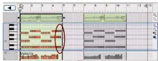 PROPELLERHEAD Reason Essentials 1.5 - Collage d'evénements en dehors d'un clip ouvert - 7