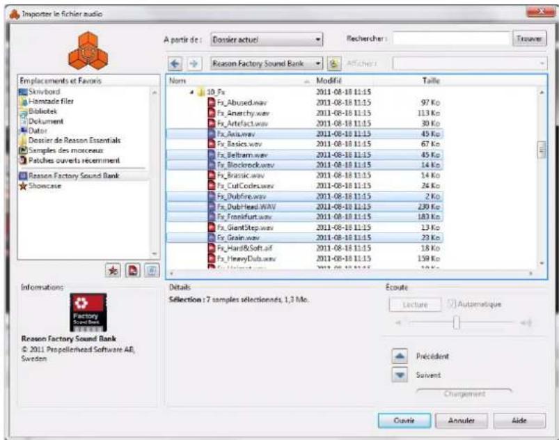 PROPELLERHEAD Reason Essentials 1.5 - Importation de l'audio vers le séquenceur - 1