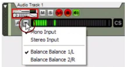 PROPELLERHEAD Reason Essentials 1.5 - Sélection des entrées et définition du mode mono ou stéreo - 1