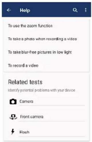 SONY ERICSSON Xperia L2 - Établissement d'un diagnostic pour votre apparéil photo - 1
